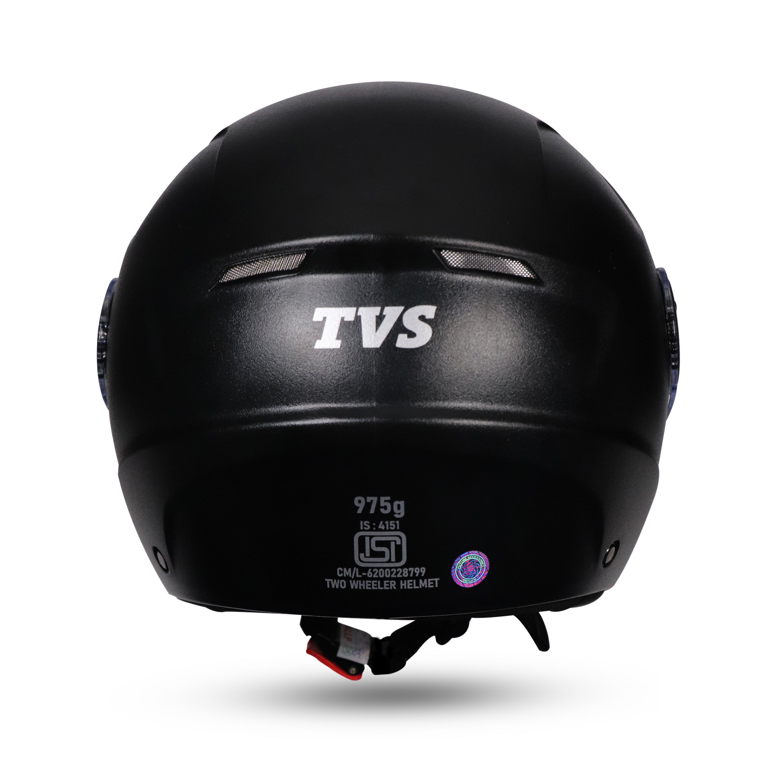 TVS ACE ISI Certified Open Face Unisex Helmet with Full Coverage Visor
